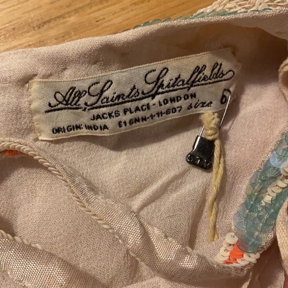 All Saints Spitalfields Aztec Sequin Dress - Picture 5 of 10